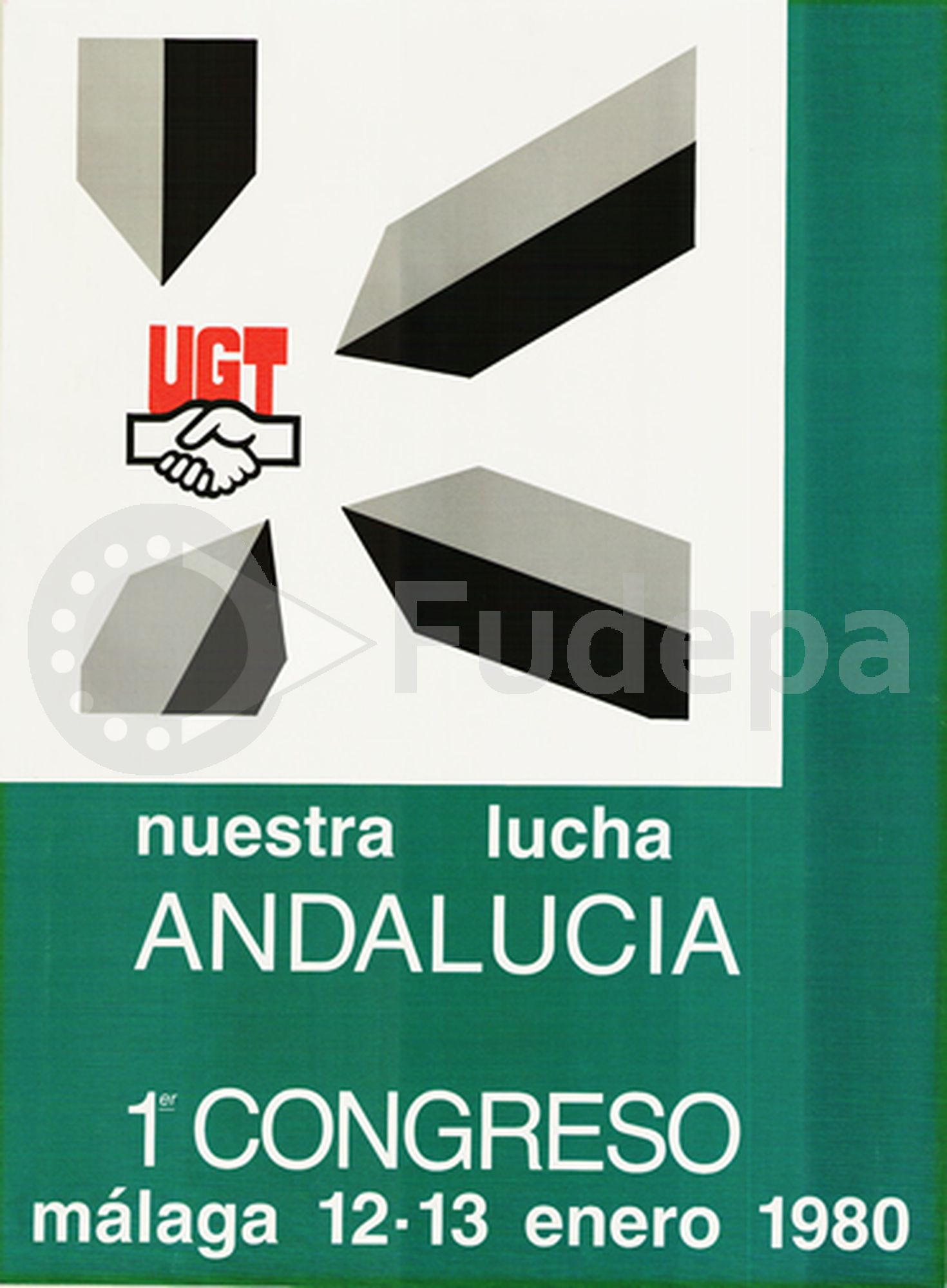 Paralelamente al proceso de creación de la Comunidad Autónoma se celebra el I Congreso de UGT Andalucía. 
(FUDEPA_AHUGTA)